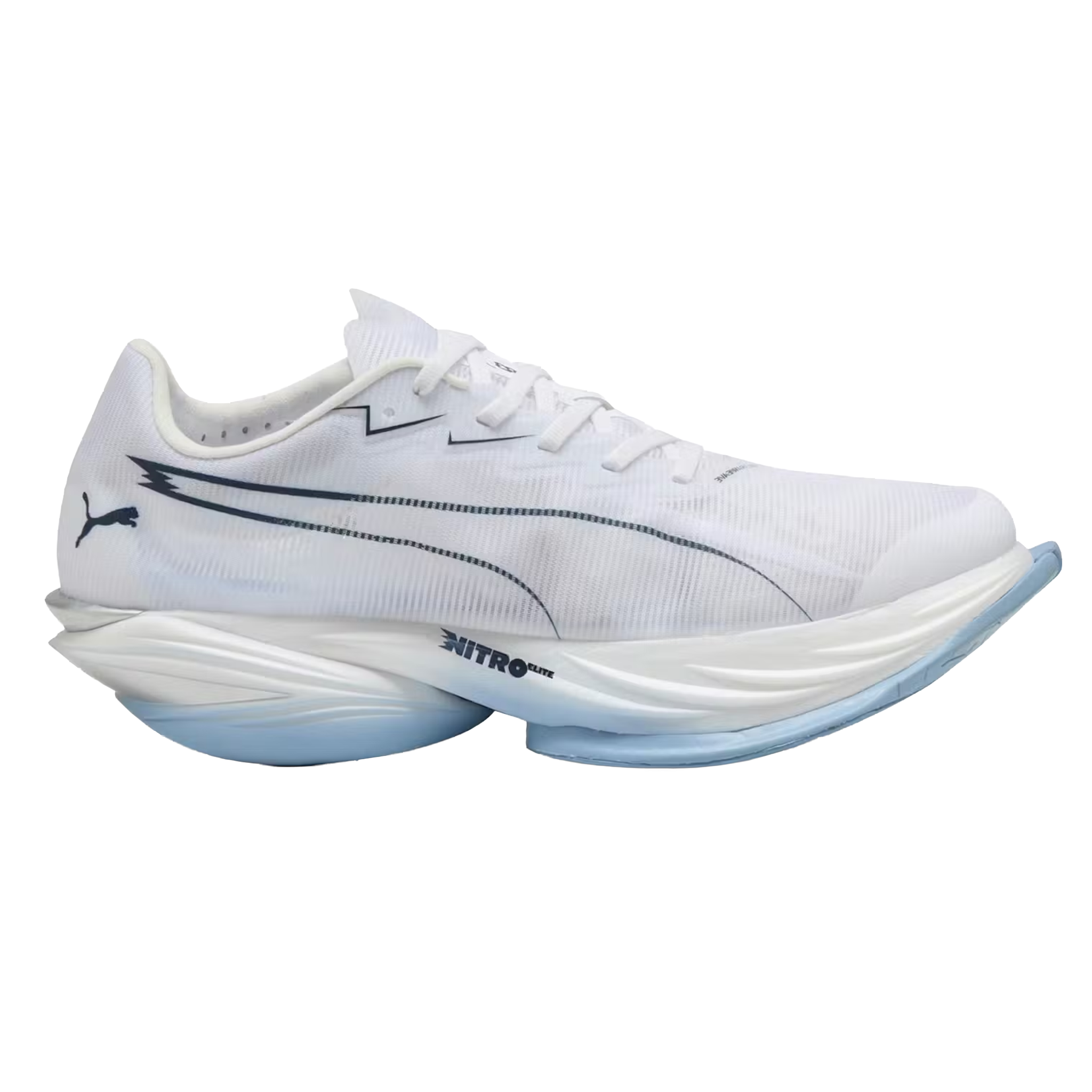 Puma Womens Fast-R NITRO Elite 3 - White/Chambray Blue - Neutral - SS26