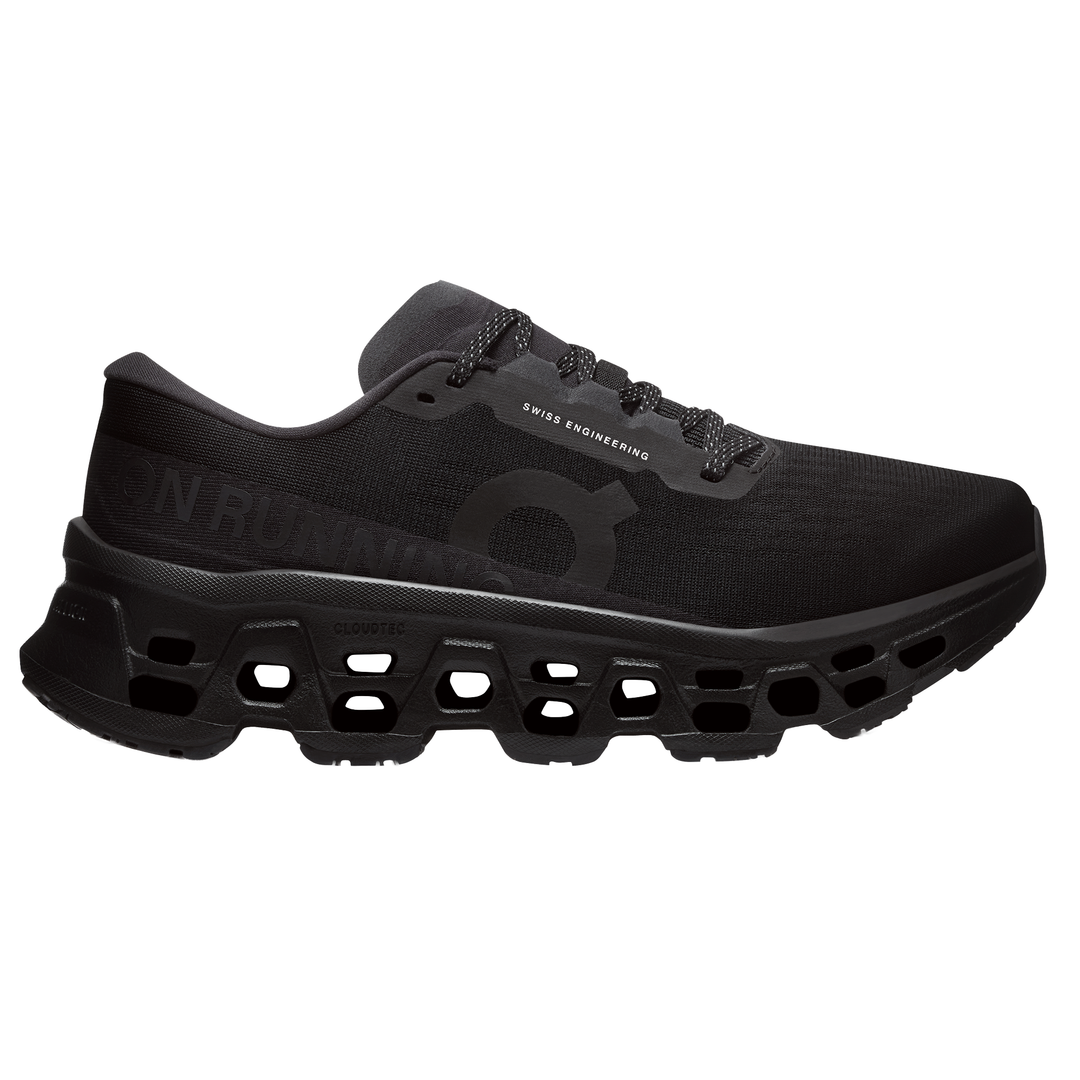 ON Damen Cloudmonster 3 – Schwarz/Schwarz – SS26