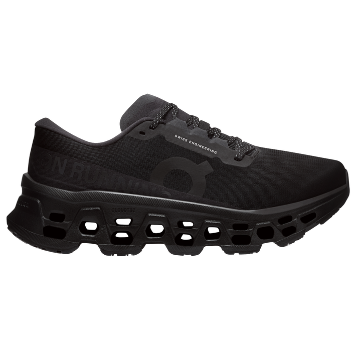 ON Damen Cloudmonster 3 – Schwarz/Schwarz – SS26