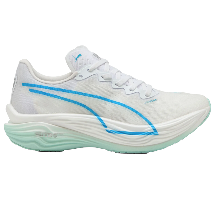 Puma Womens Deviate NITRO Elite 3 - Puma White/Speed Blue - Neutral - AW25