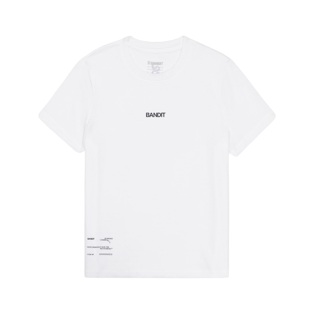 Bandit Mens Micromesh Performance Tee - White - SS26
