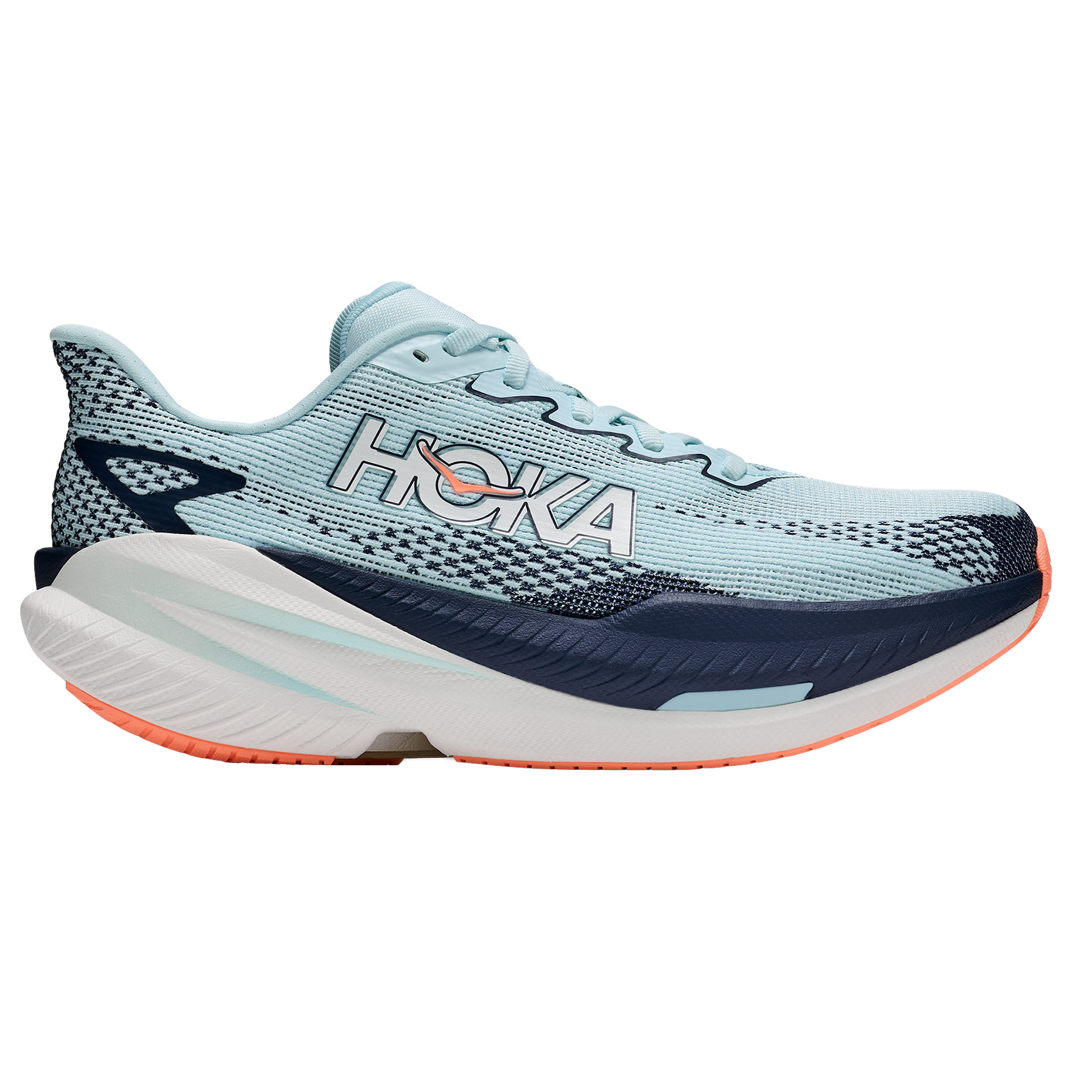Hoka Womens Mach X 3 - Glimmering Blue/Varsity Navy - Neutral - AW26