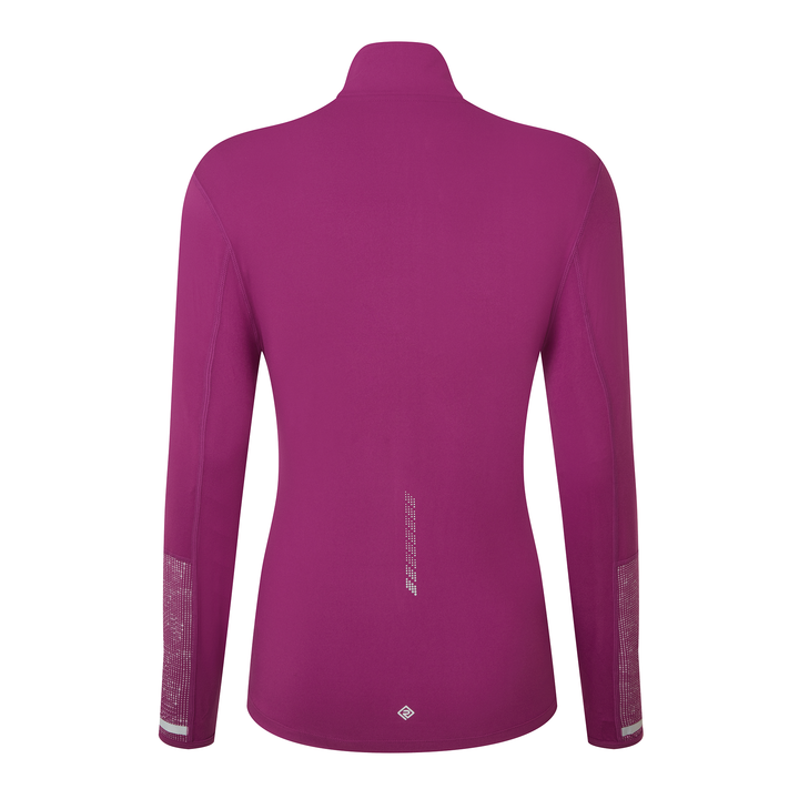 RonHill Womens Tech Reflect 1/2 Zip - Blackcurrant/Reflect - AW26