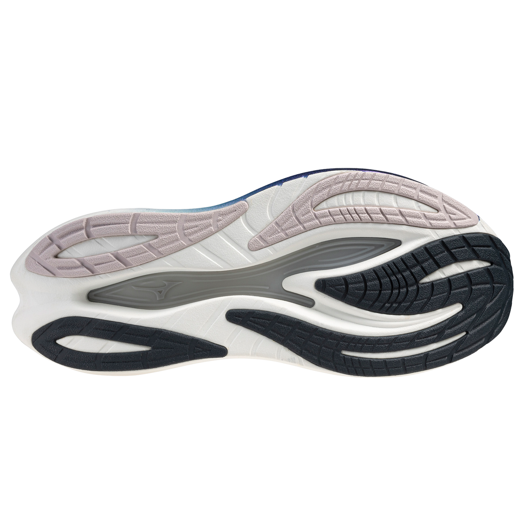 Mizuno Unisex Wave Rider 30 Amsterdam - White/Black - Neutral - AW26