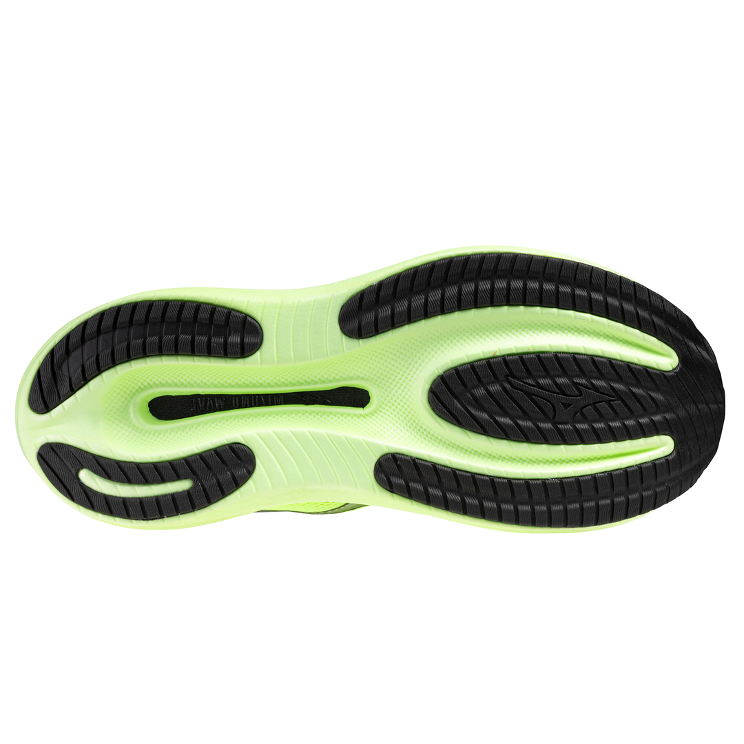 Mizuno Mens Wave Rider 30 - Lime Pulp/Black Oyster/GF White - Neutral - AW26