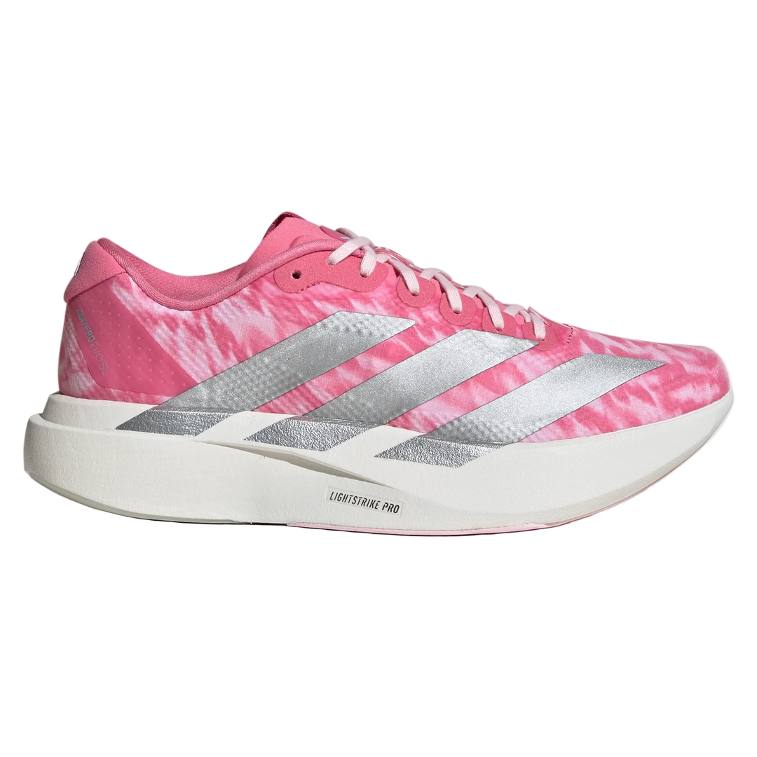Adidas Femme Adizero Evo SL Tissé - Rose Fusion/Argent Métallisé/Rose Clair - Neutre - SS26