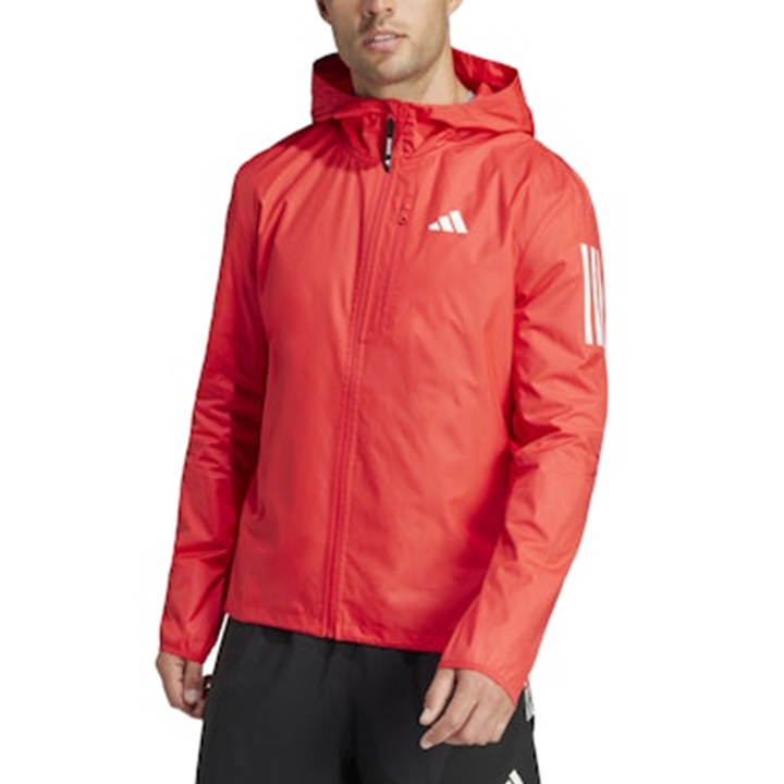 Adidas Mens Own The Run Jacket - Pure Ruby