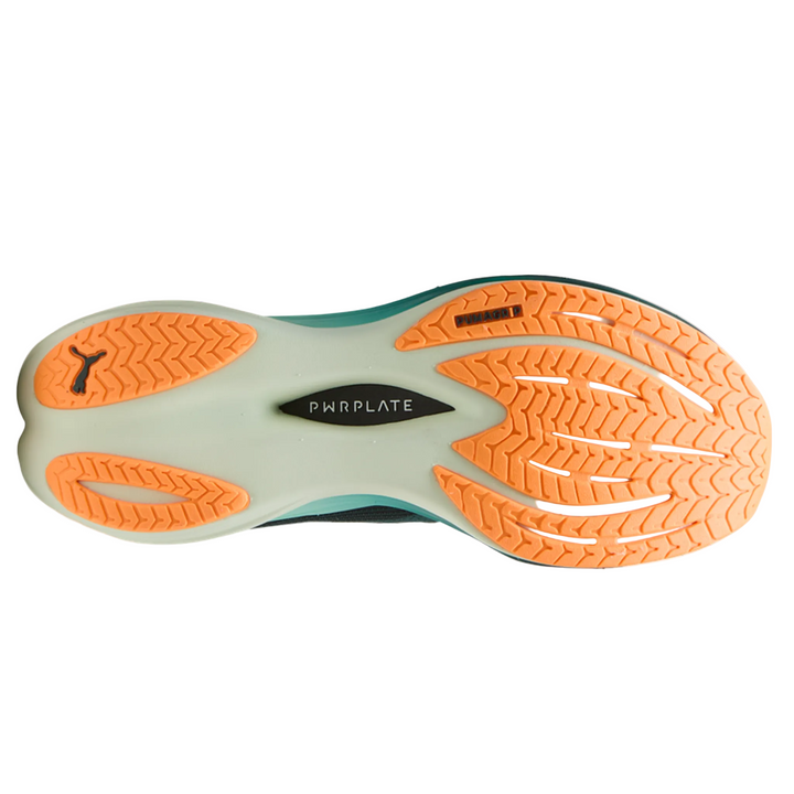 Puma Mens Deviate NITRO 3 - Green Terrain/Heat Fire - Neutral - AW25