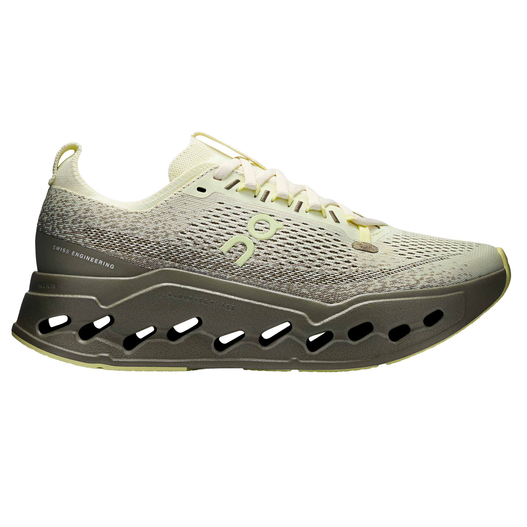 ON Womens Cloudsurfer Max Wide - Seedling/Olive - SS26