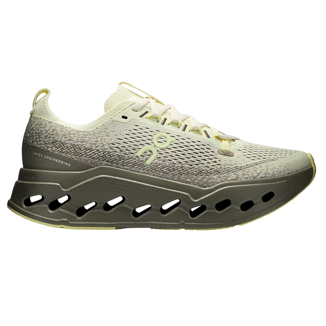 ON Damen Cloudsurfer Max Wide – Seedling/Olive – SS26
