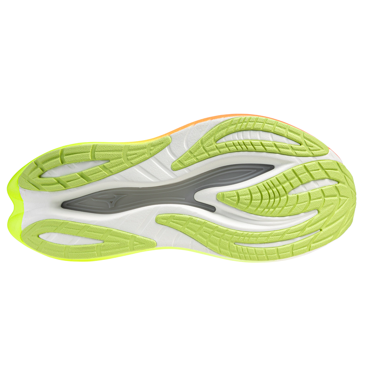 Mizuno Womens Neo Vista 3 - White/Flamingo Coral/Lime Pulp - Neutral - AW26