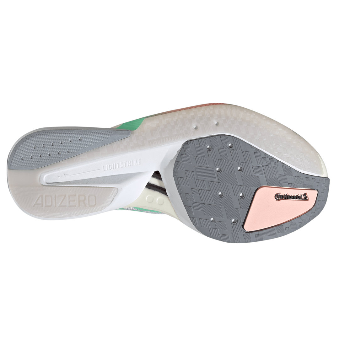 Adidas Womens Adizero Boston 13 - Dash Grey/Pulse Mint/Haze Coral - Neutral - AW26