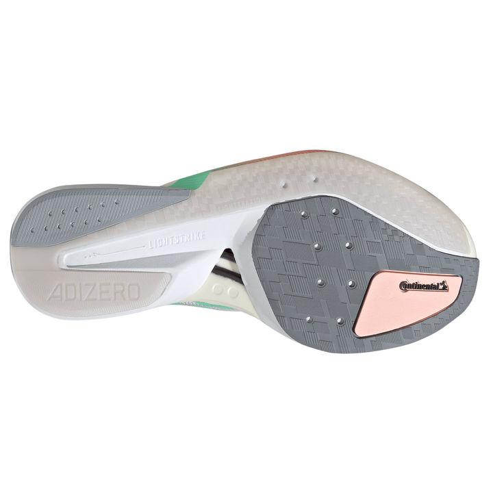 Adidas Womens Adizero Boston 13 - Dash Grey/Pulse Mint/Haze Coral - Neutral - AW26