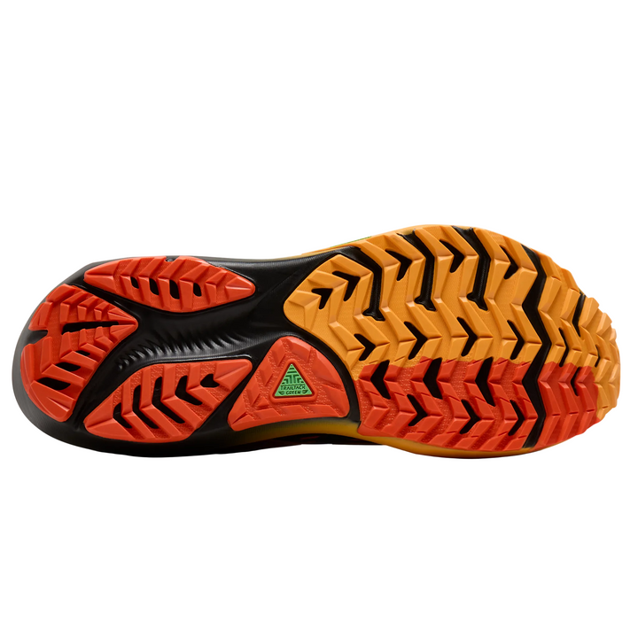 Brooks Mens Ghost Trail - Black/Red/Orange - Trail - AW26