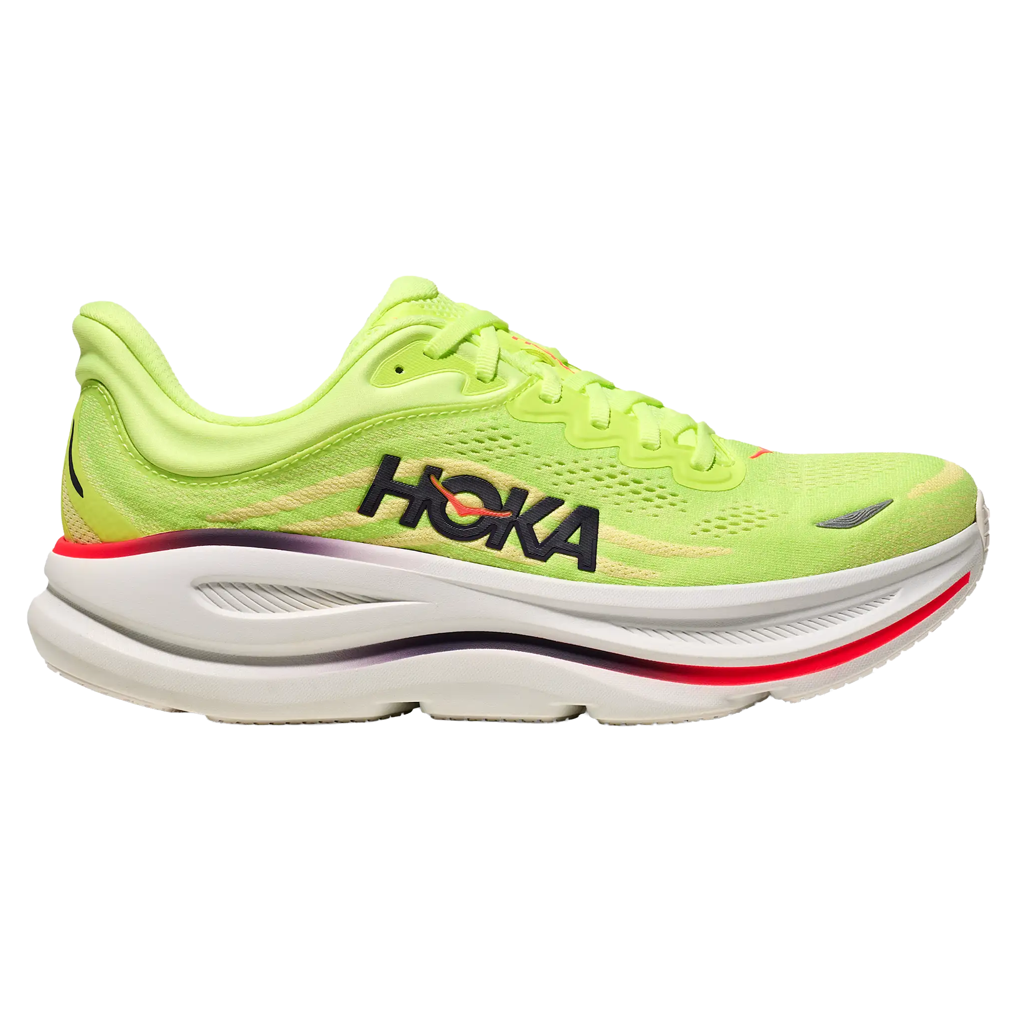Hoka Mens Bondi 9 - Neon Yuzu/Sunlight - Neutral - SS26