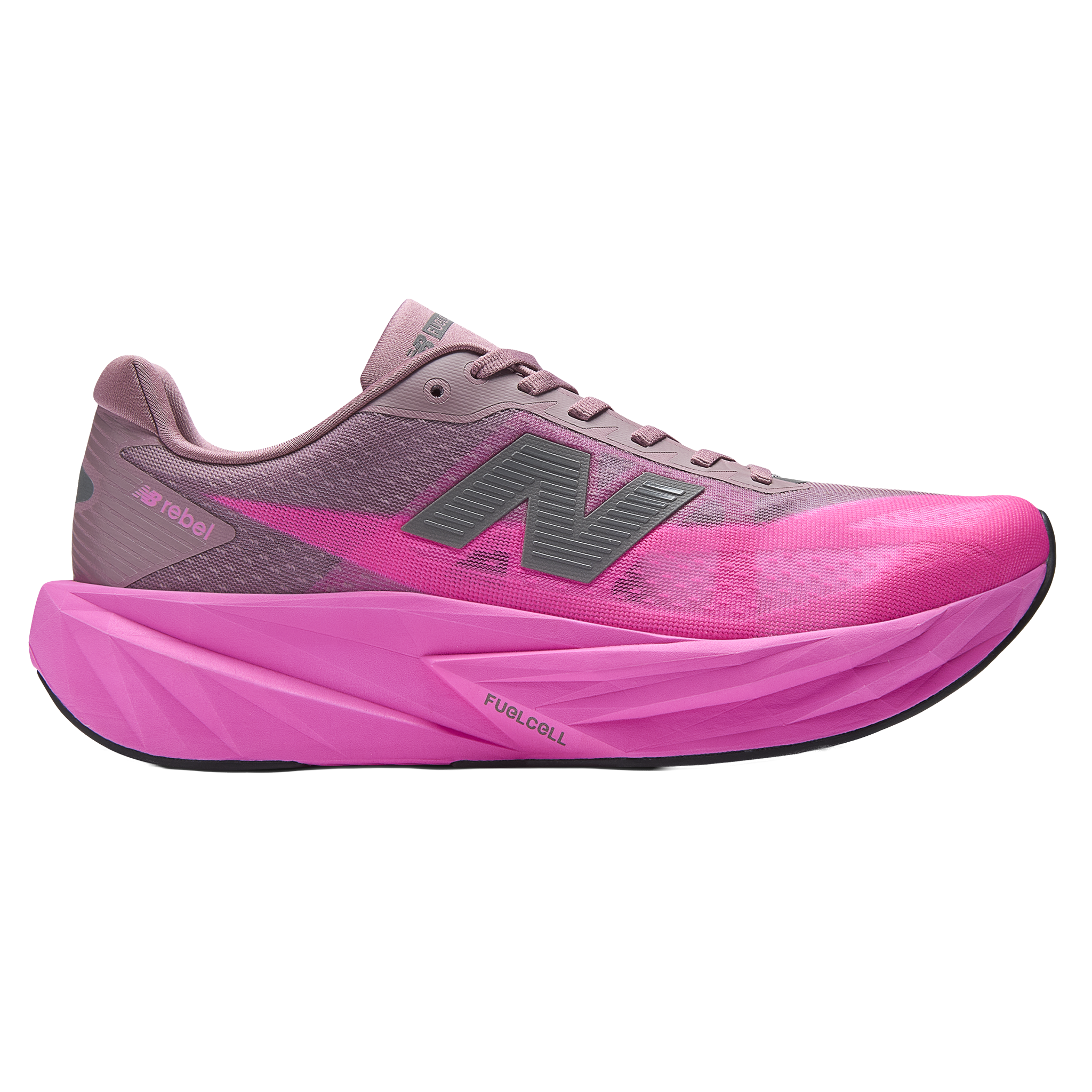 New Balance Mens FuelCell Rebel V5 - Pink Heat/Rosewood - Neutral - SS26