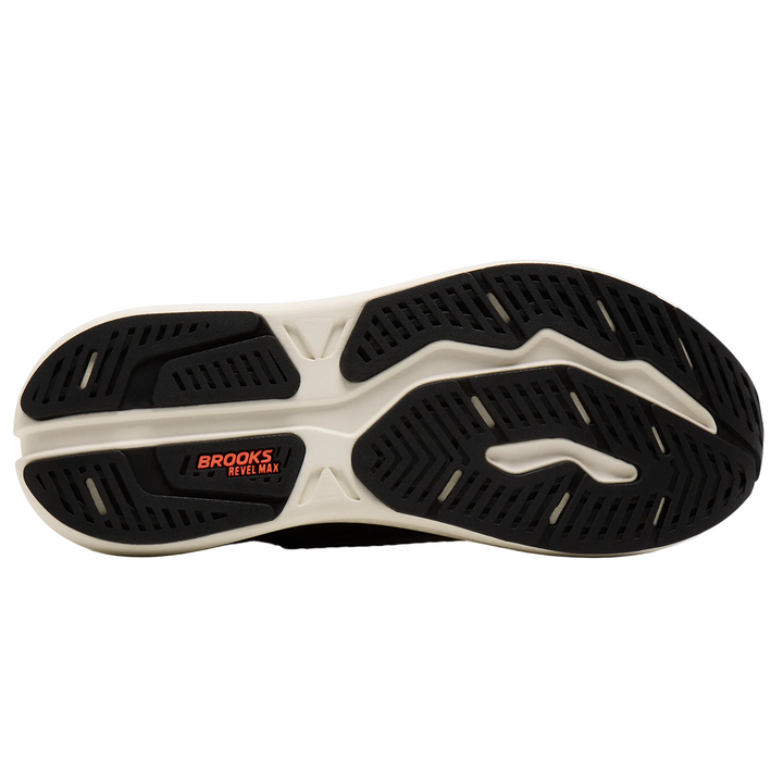 Brooks Mens Revel Max - Black/Ebony/Tigerlilly - Neutral - AW26