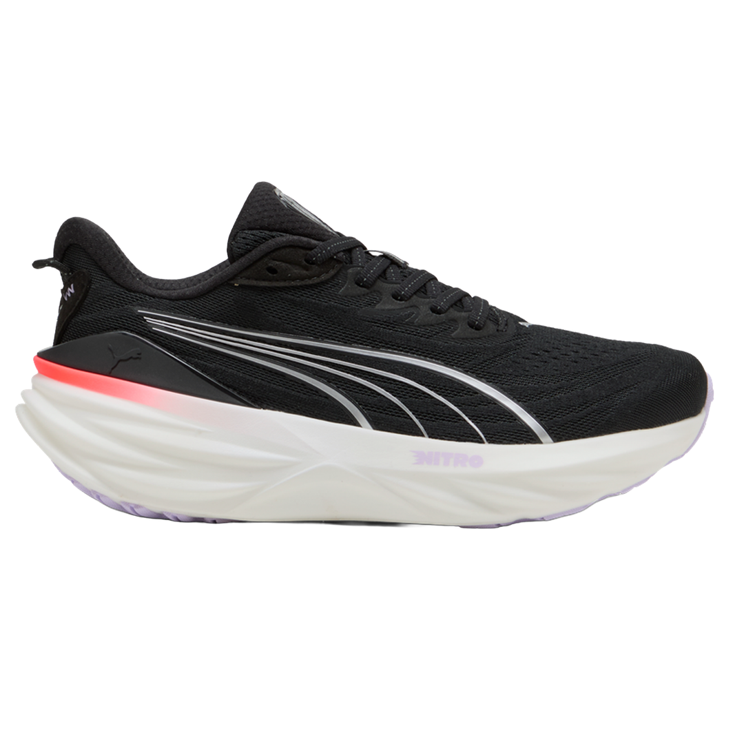 Puma Womens ForeverRun NITRO 3 - Puma Black/Light Lavender - Stability - AW26