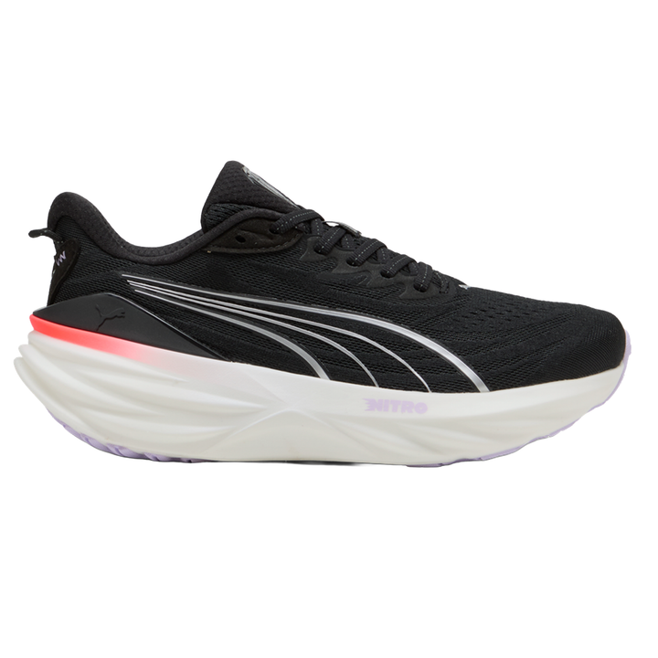 Puma Womens ForeverRun NITRO 3 - Puma Black/Light Lavender - Stability - AW26