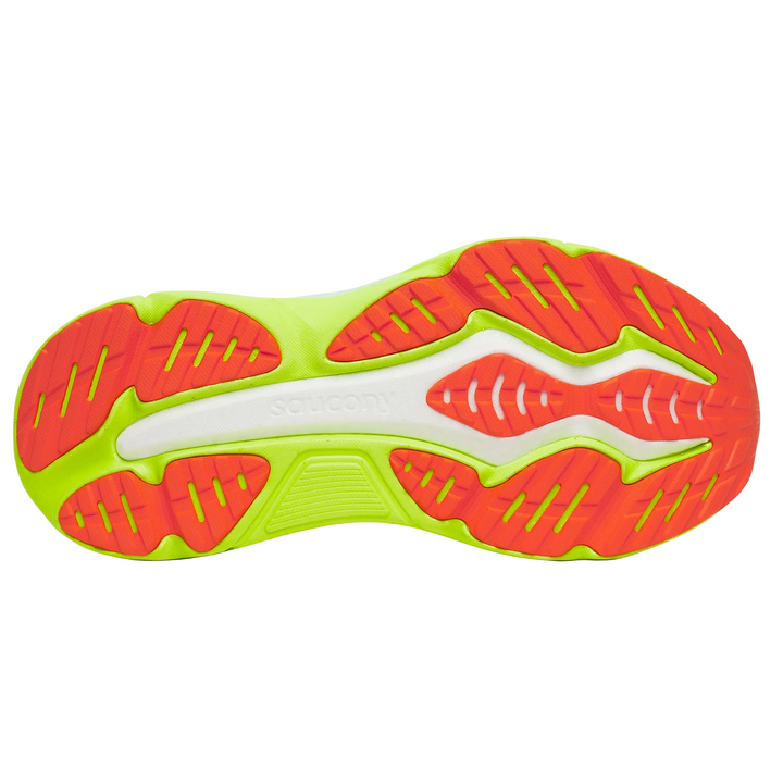 Saucony Womens Hurricane 25 - Aqua/Citron - Stability - SS26