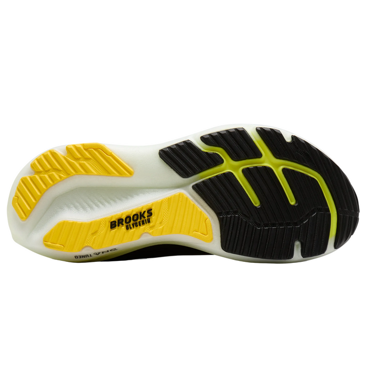 Brooks Mens Glycerin 23 - Black/Cyber Yellow/Nightlife - Neutral - AW26