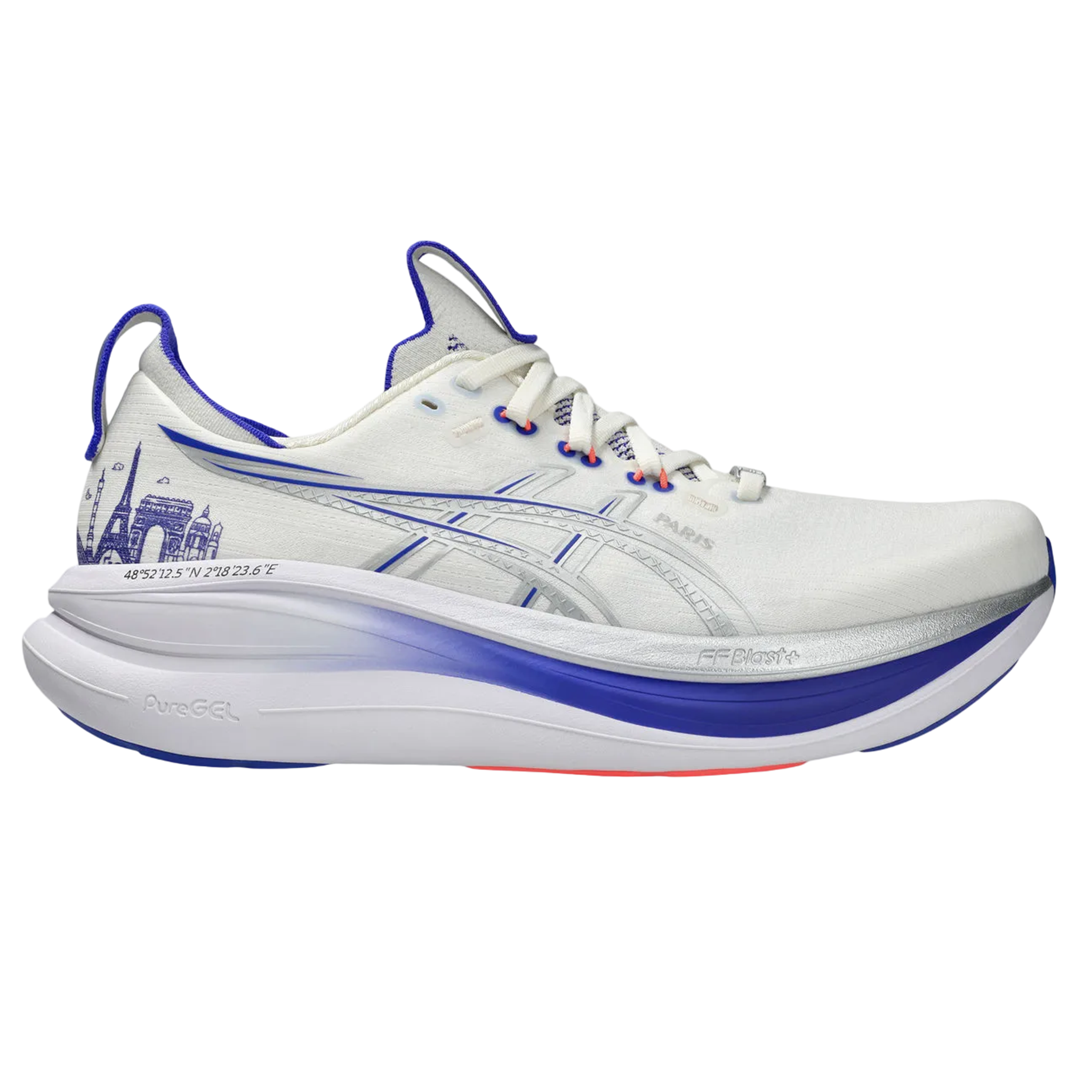 Asics Unisex Gel Nimbus 28 - Cream/Pure Silver - Neutral - SS26