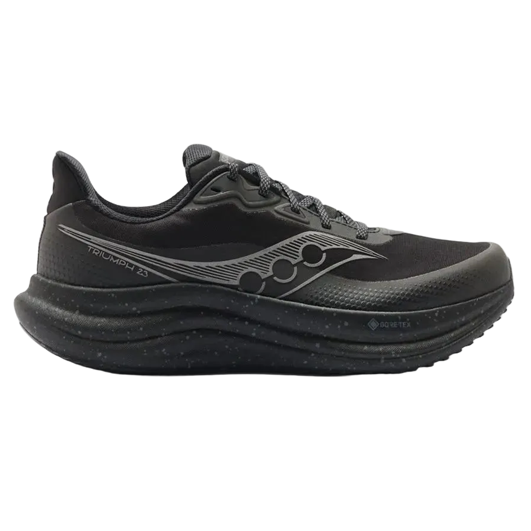 Saucony Mens Triumph 23 GTX - Triple Black - Neutral - SS26