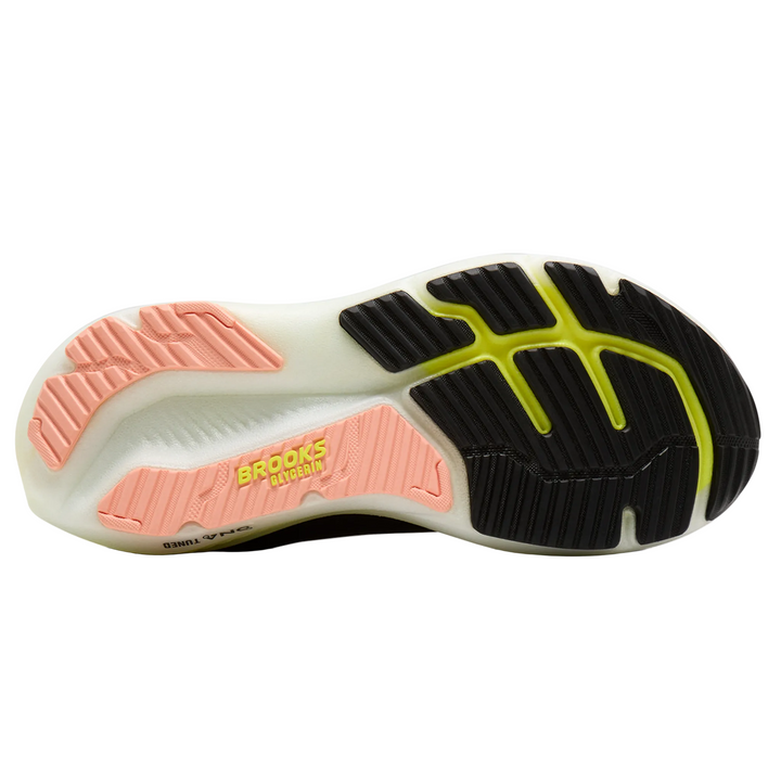 Brooks Womens Glycerin 23 - Black/Peach/Nightlife - Neutral - AW26
