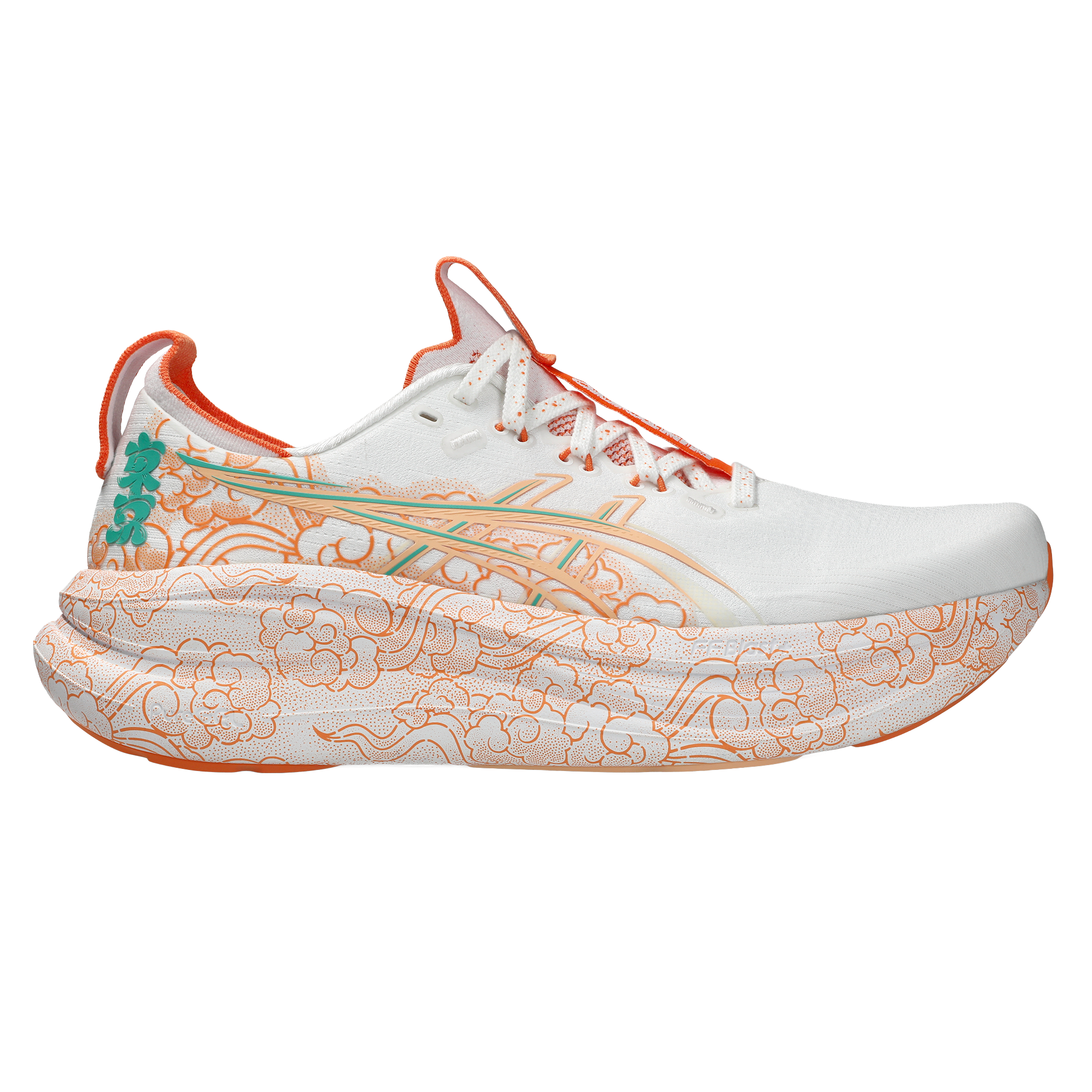 Asics Unisex Gel Nimbus 28 Tokyo - White/Apricot Crush - Neutral - SS26