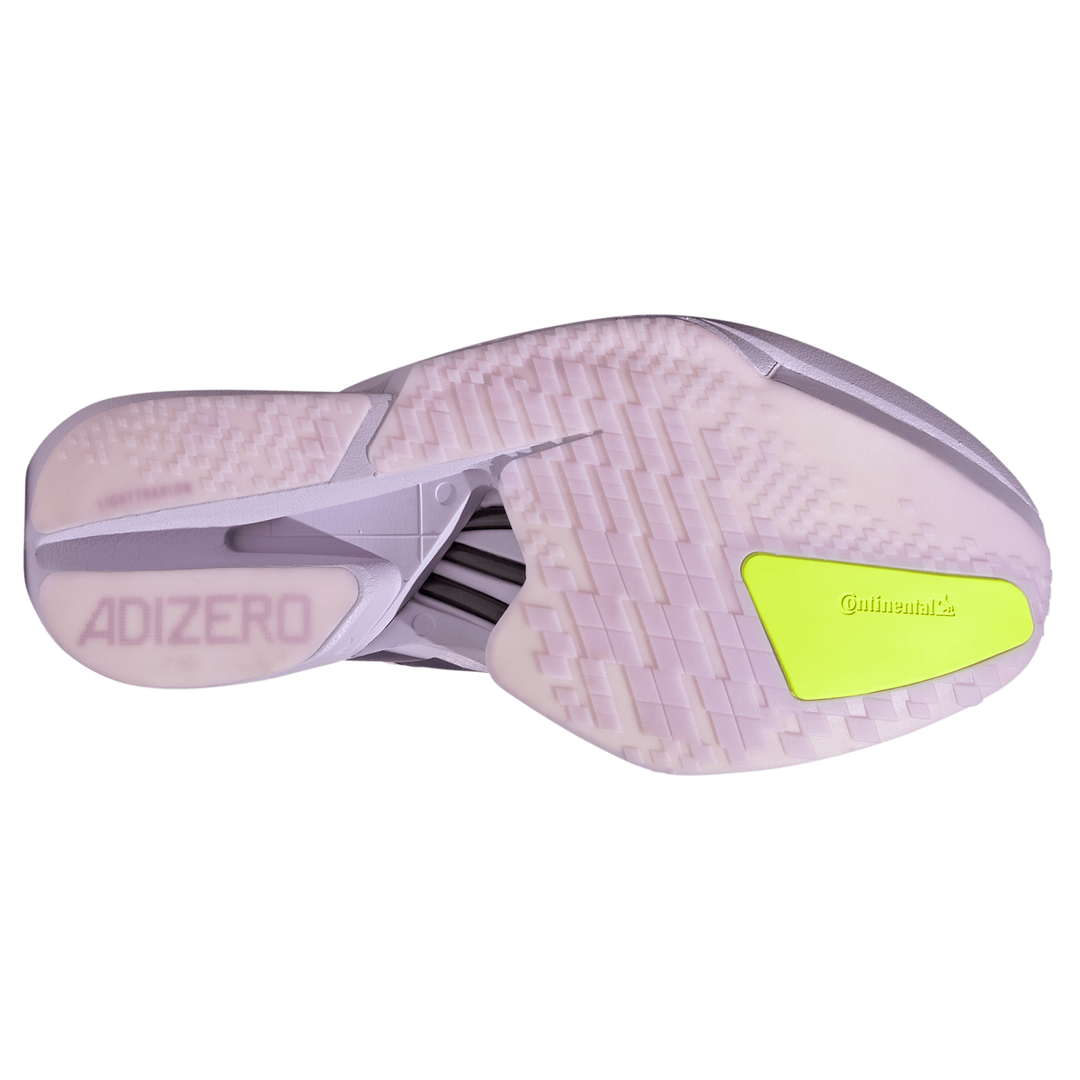 Adidas Womens Adizero Adios Pro 4 - Purple Tint/Solar Purple/Signal Green - Neutral - AW26