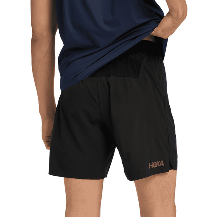 Hoka Herren Glide 7" 2in1 Short - Schwarz - AW25