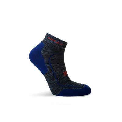 Hilly Active Quarter Min (Lite Comfort) - Cobalt/Flame