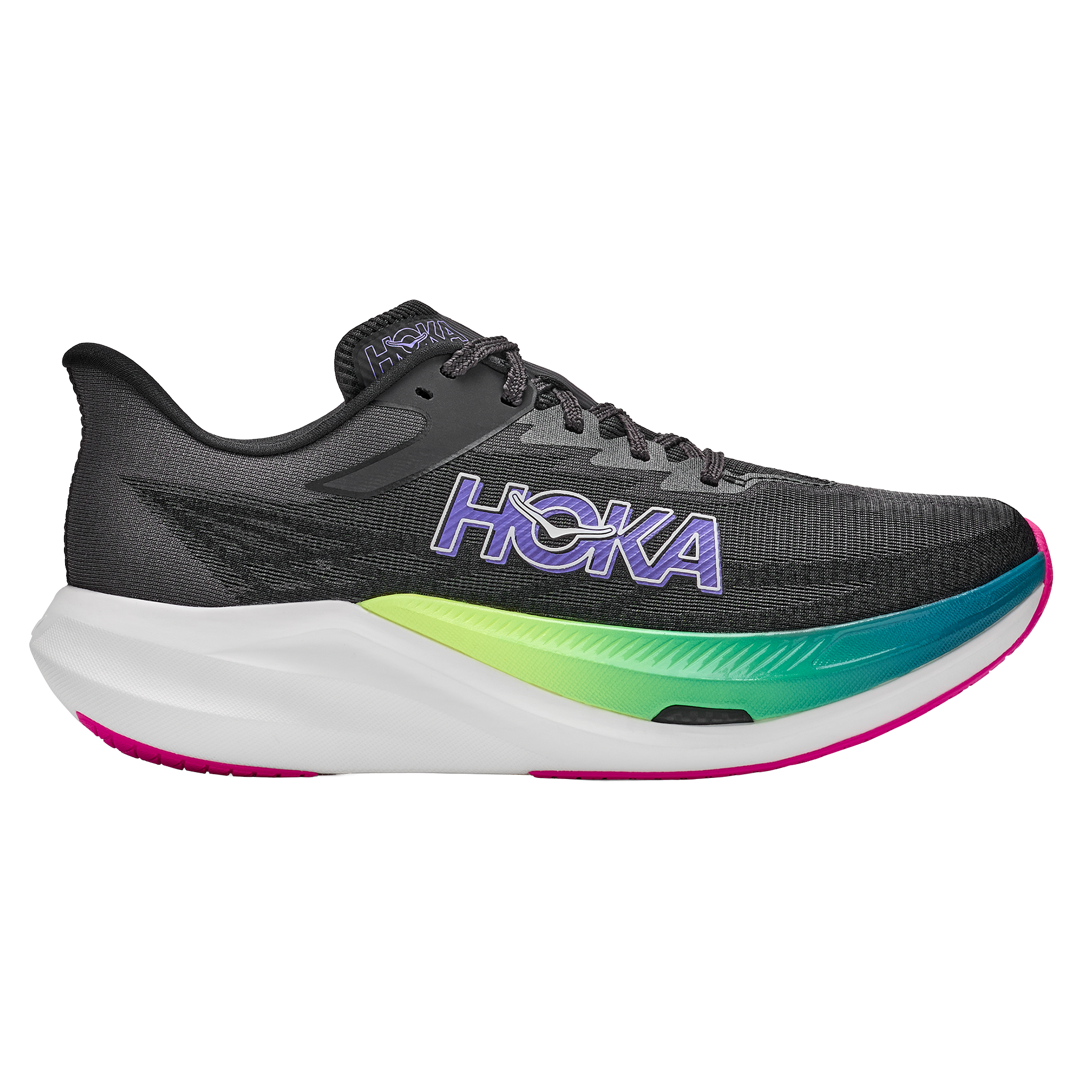 Hoka Marathon Pack Unisex Rocket X 3 - Black/Neon Nebula - Neutral - AW26