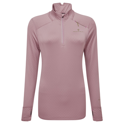RonHill Womens Tech Prism 1/2 Zip Tee - Stardust/Woodland