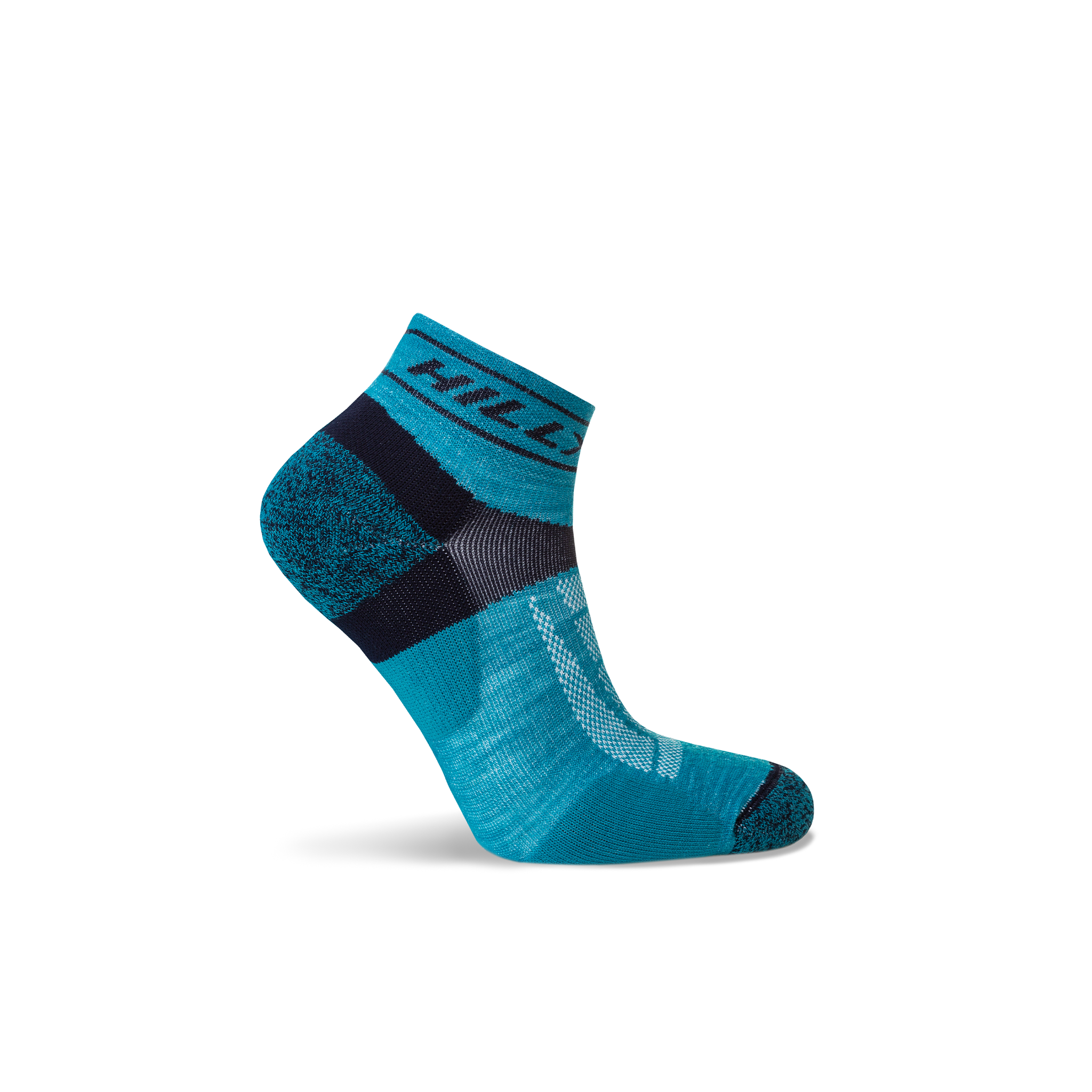 Hilly Trail Quarter - Turquoise/Navy