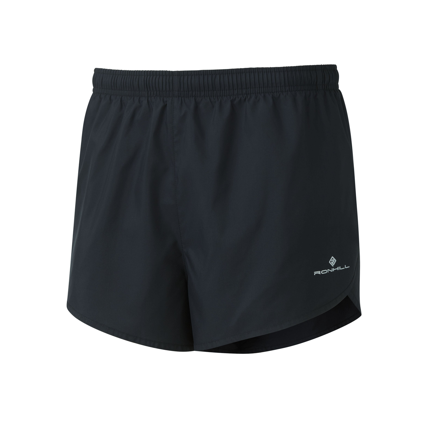 RonHill Mens Core Split Shorts - All Black