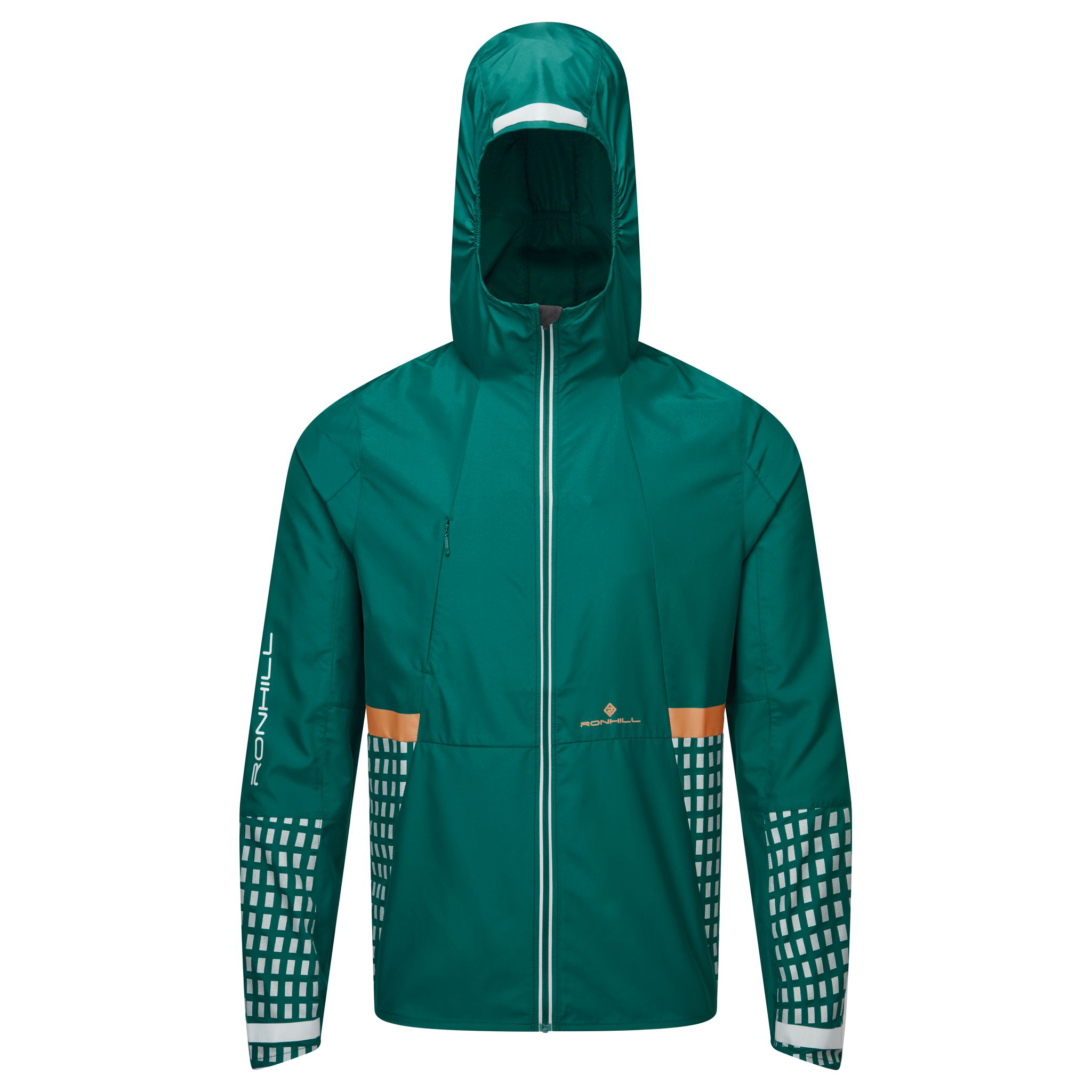 RonHill Mens Tech Afterhours Jacket - Deep Lagoon/Copper/Reflect