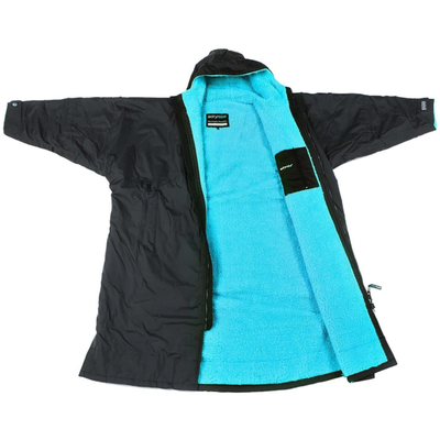 Dryrobe Advance Long Sleeve - Black/Blue