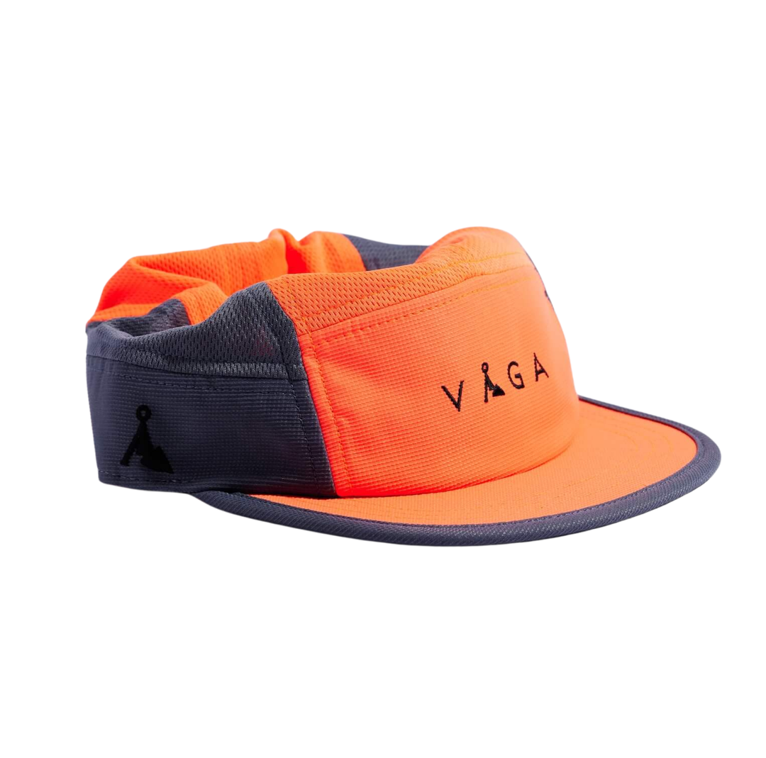 Vaga Club Cap – Neonkoralle/Schieferblau – SS26