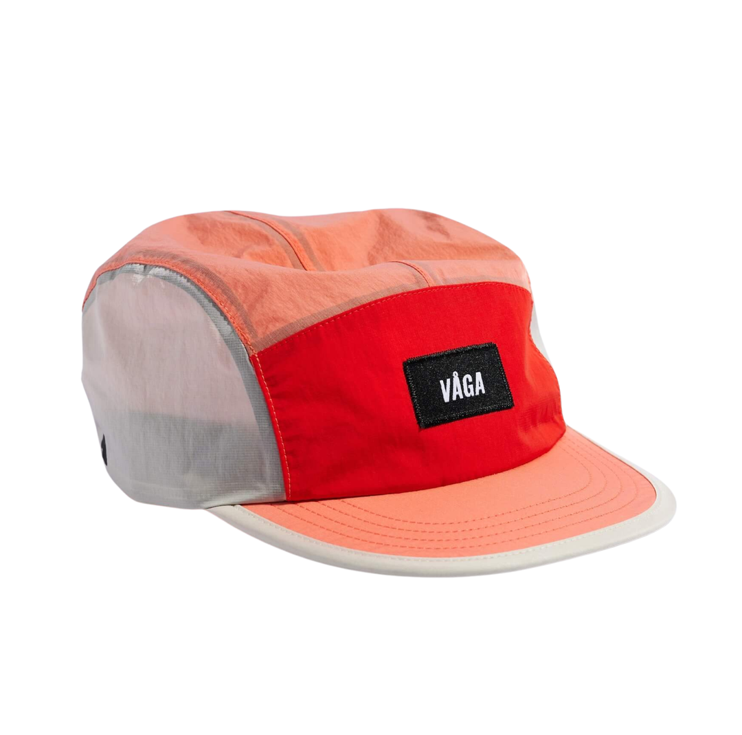 Vaga Pacer Cap – Flammenrot/Koralle/Staubgrau – SS26