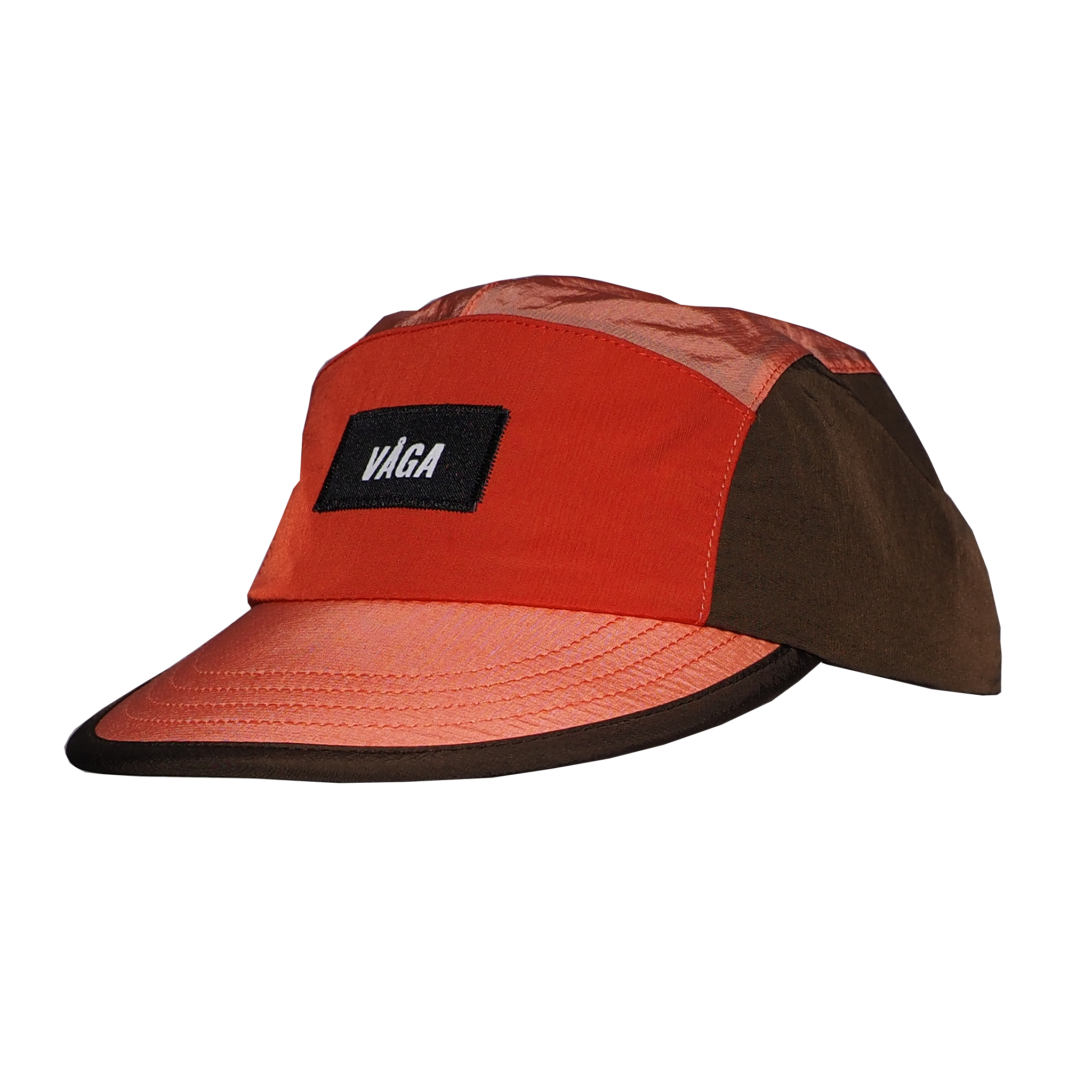 Vaga Pacer Cap - Flame Red/Coral Brown - AW25