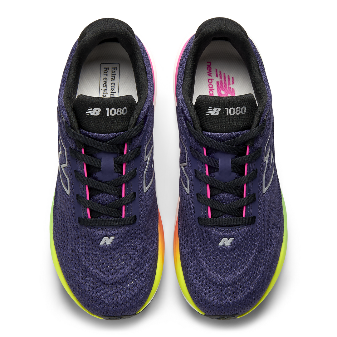New Balance Womens 1080V15 - Boysenberry/Alkaline Green - Neutral - SS26