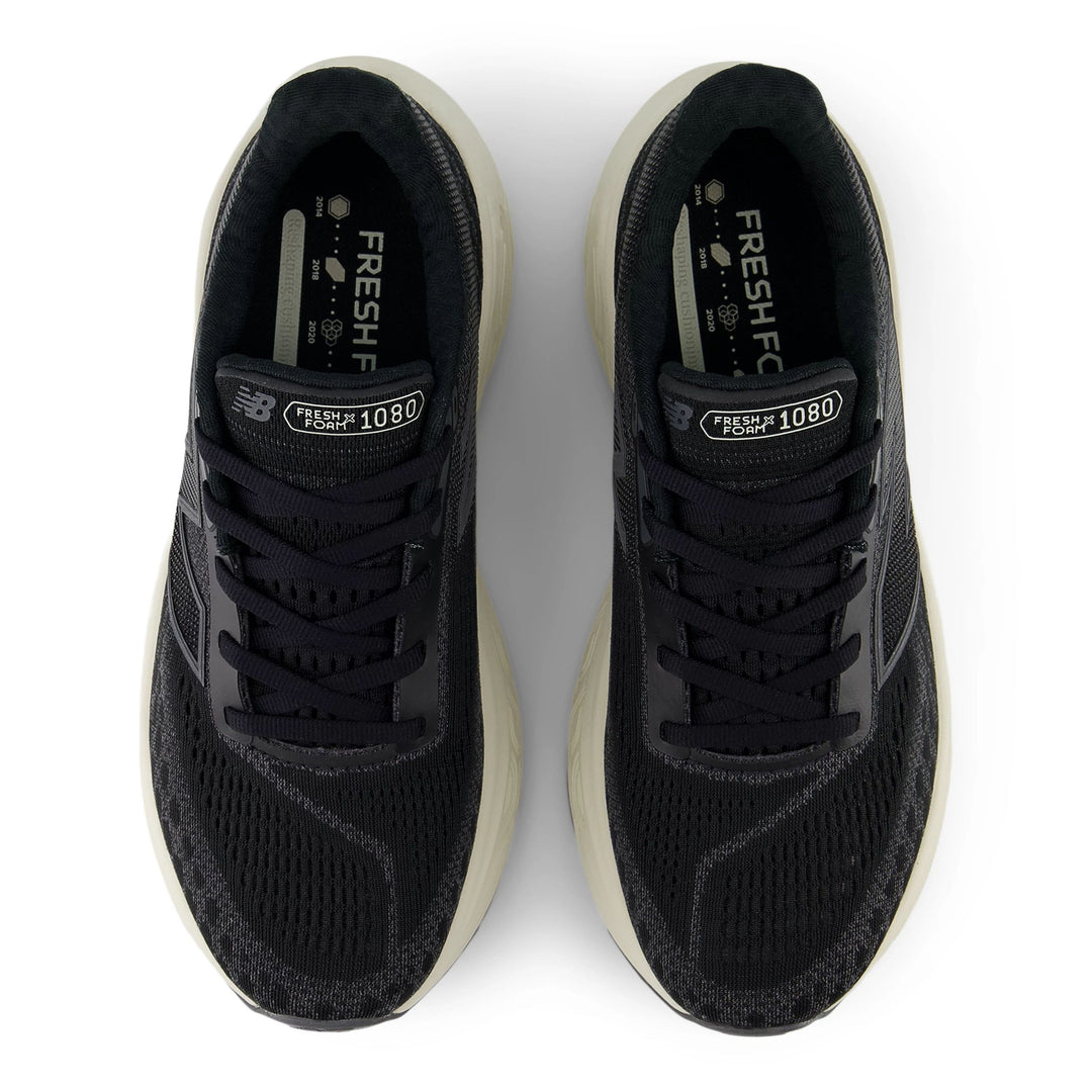 New Balance Womens 1080V14 - Black/Phantom/Sea Salt - Neutral - SS25
