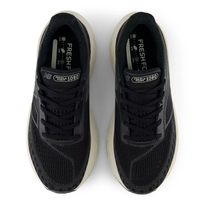 New Balance Womens 1080V14 - Black/Phantom/Sea Salt - Neutral - SS25
