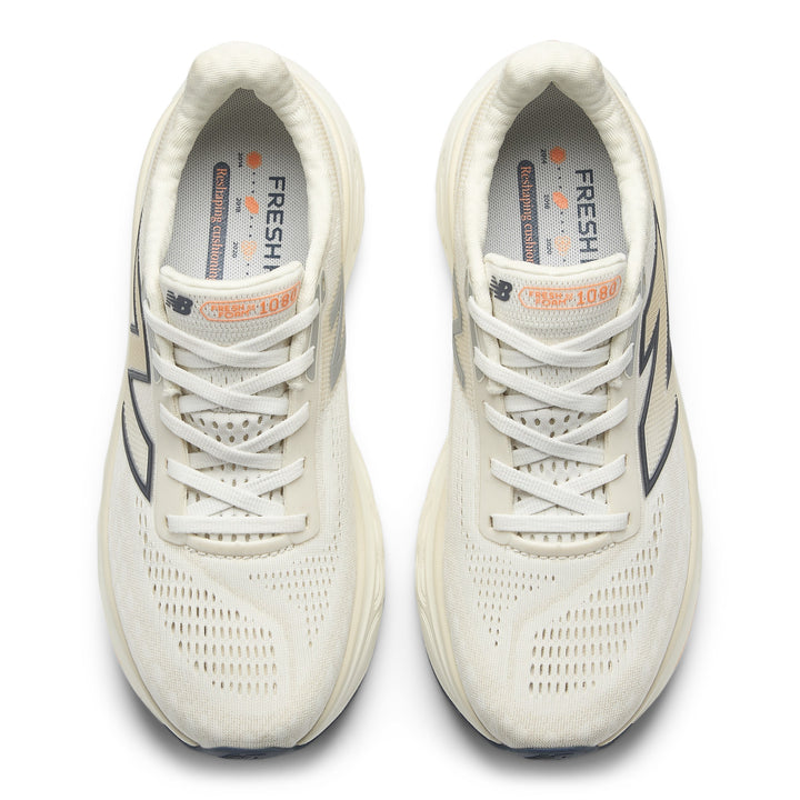 New Balance Womens 1080V14 - Sea Salt/Vintage Indigo/Hot Mango - Neutral - SS25