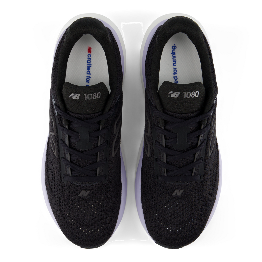 New Balance Womens 1080V15 - Black/Smoked Violet - Neutral - AW26