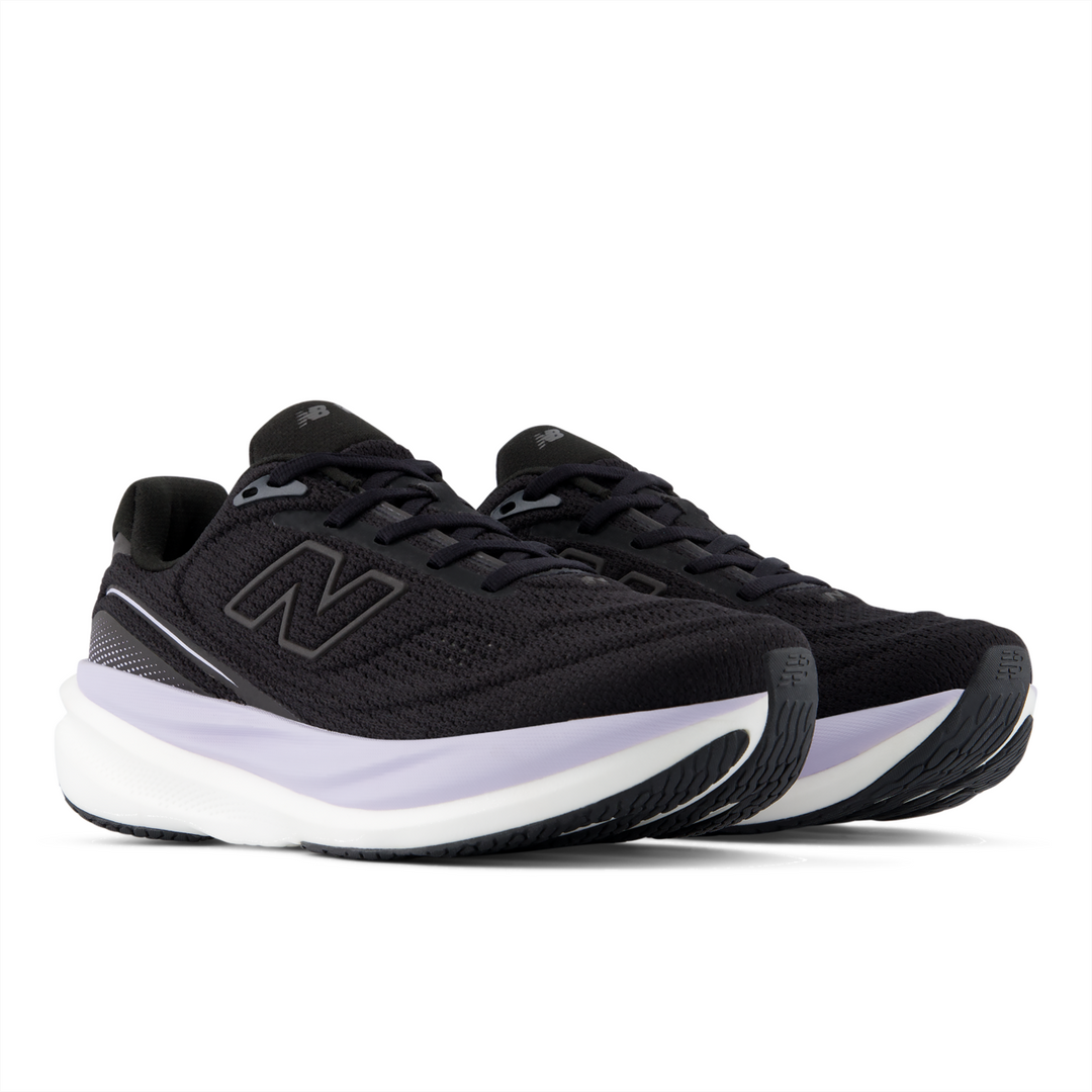 New Balance Womens 1080V15 - Black/Smoked Violet - Neutral - AW26