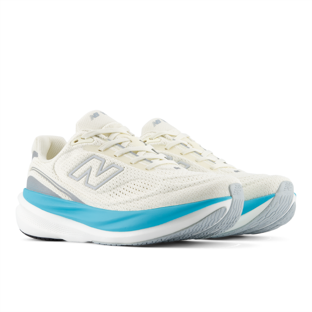 New Balance Womens 1080V15 Wide - D Width - Angora/Blue Glaze - Neutral - AW26
