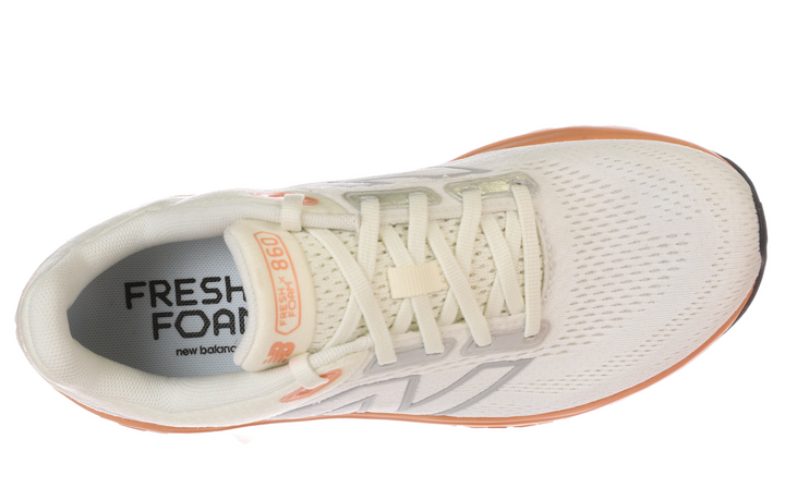 New Balance Womens 860v14 - White/Angora/Peach Nectar - Stability - AW25
