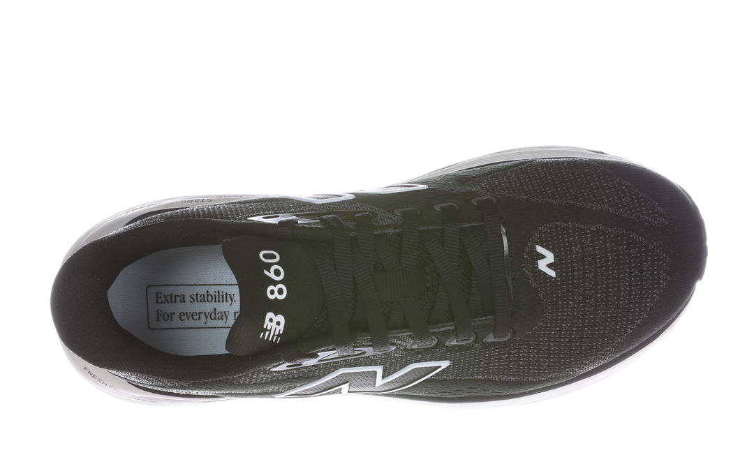 New Balance Womens 860v15 - Black/White - Stability - SS26